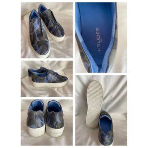 HEIDI SNEAKER BLUE CAMO LEATHER from J/Slides sz 7